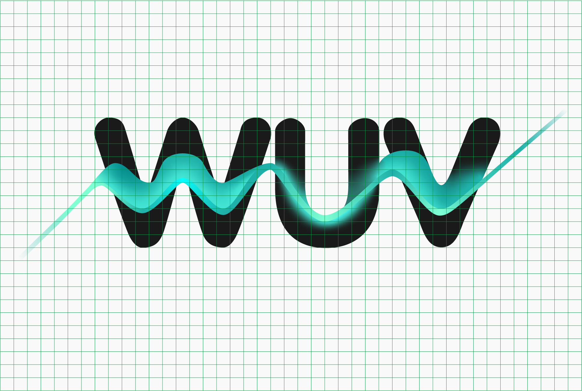 Logotipo WUV com Grid de Construção